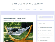 Tablet Screenshot of grindcorekaraoke.info